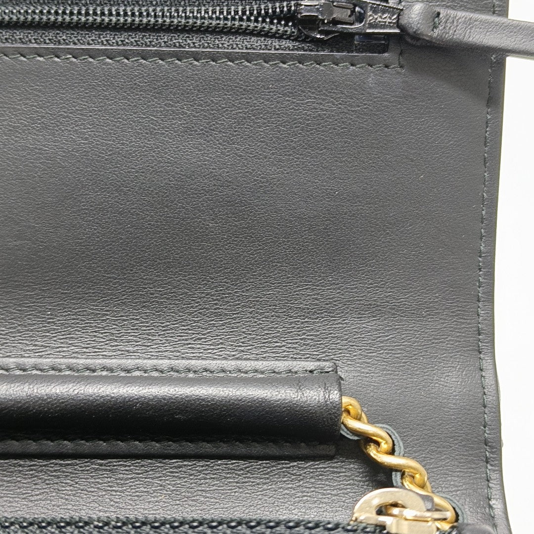 2.55 WOC Quilted Calfskin Black