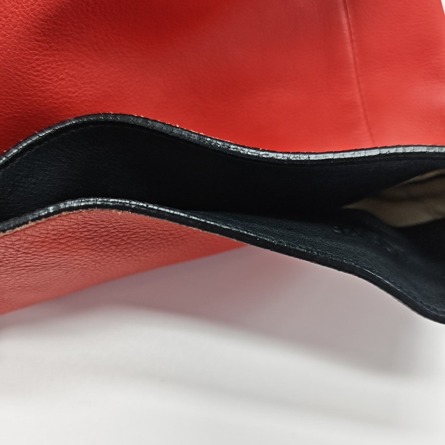 Calfskin Shoulder Bag Red