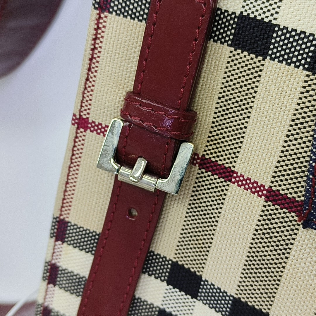 Canvas Top Handle Bag Beige