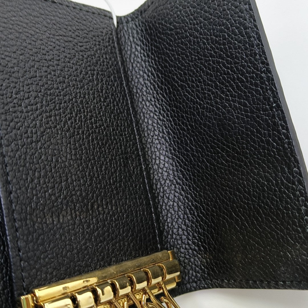 Monogram Calfskin Wallet Black