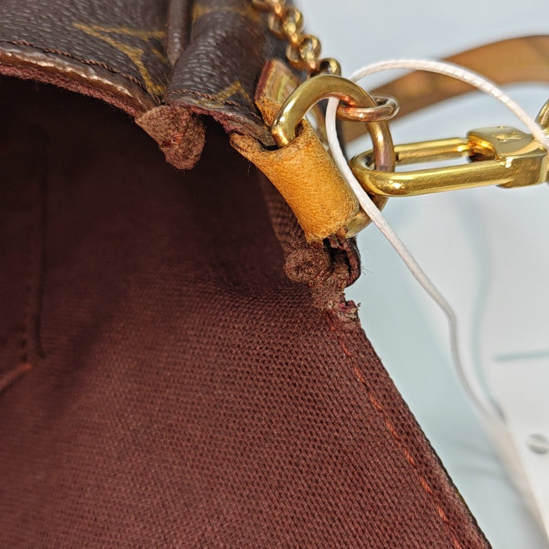 FAVORITE MM Monogram Coated Canvas Brown