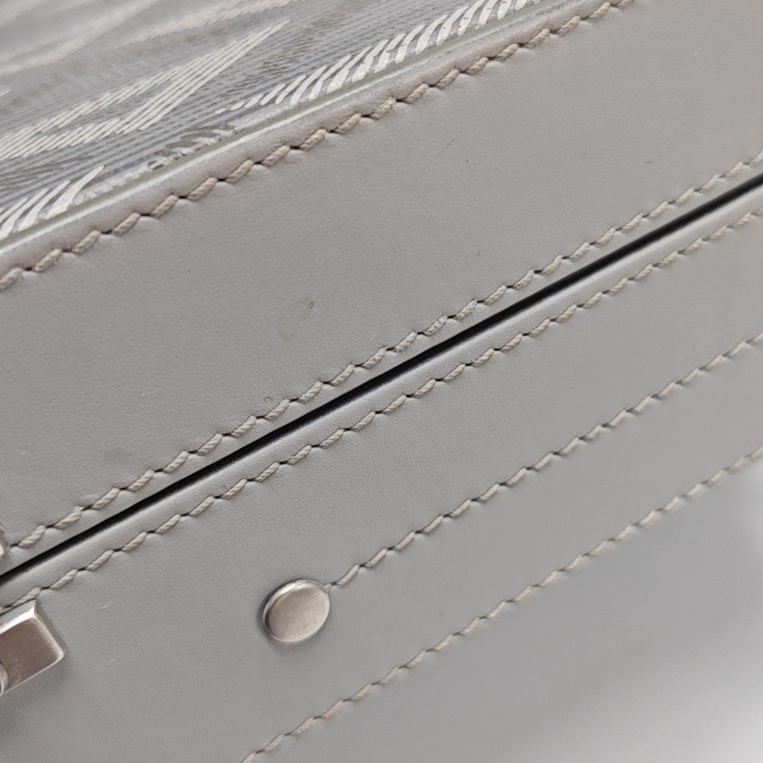 Lock Oblique Coated Canvas Gray