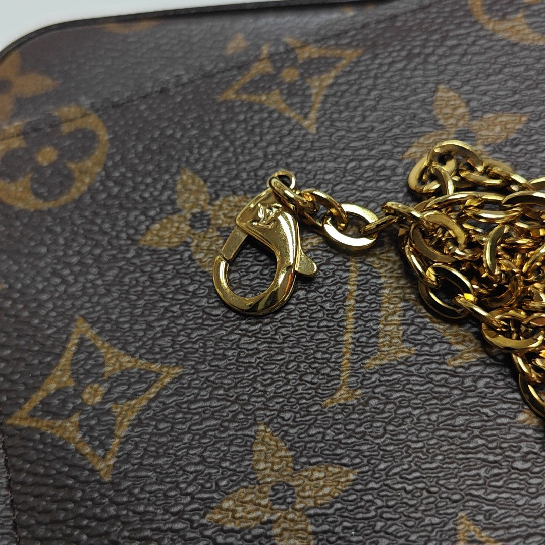 FÉLICIE Monogram Coated Canvas Brown