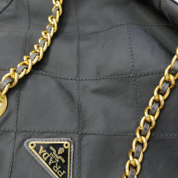 Re-Edition 1995 Chaîne Quilted Nylon Black