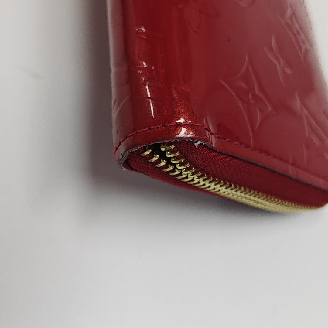 ZIPPY Patent Leather Red Wallet