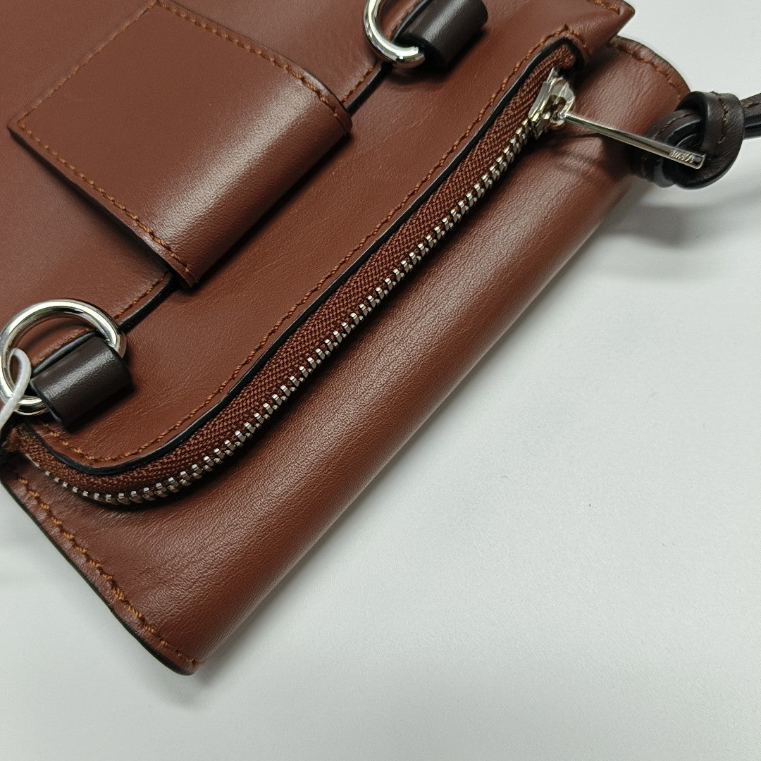 Gusset Calfskin Brown
