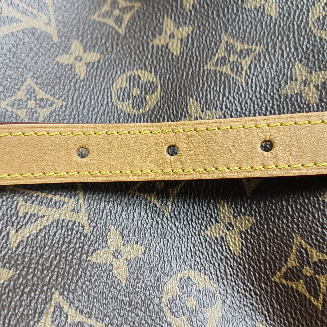 CARRYALL MM Monogram Coated Canvas Brown
