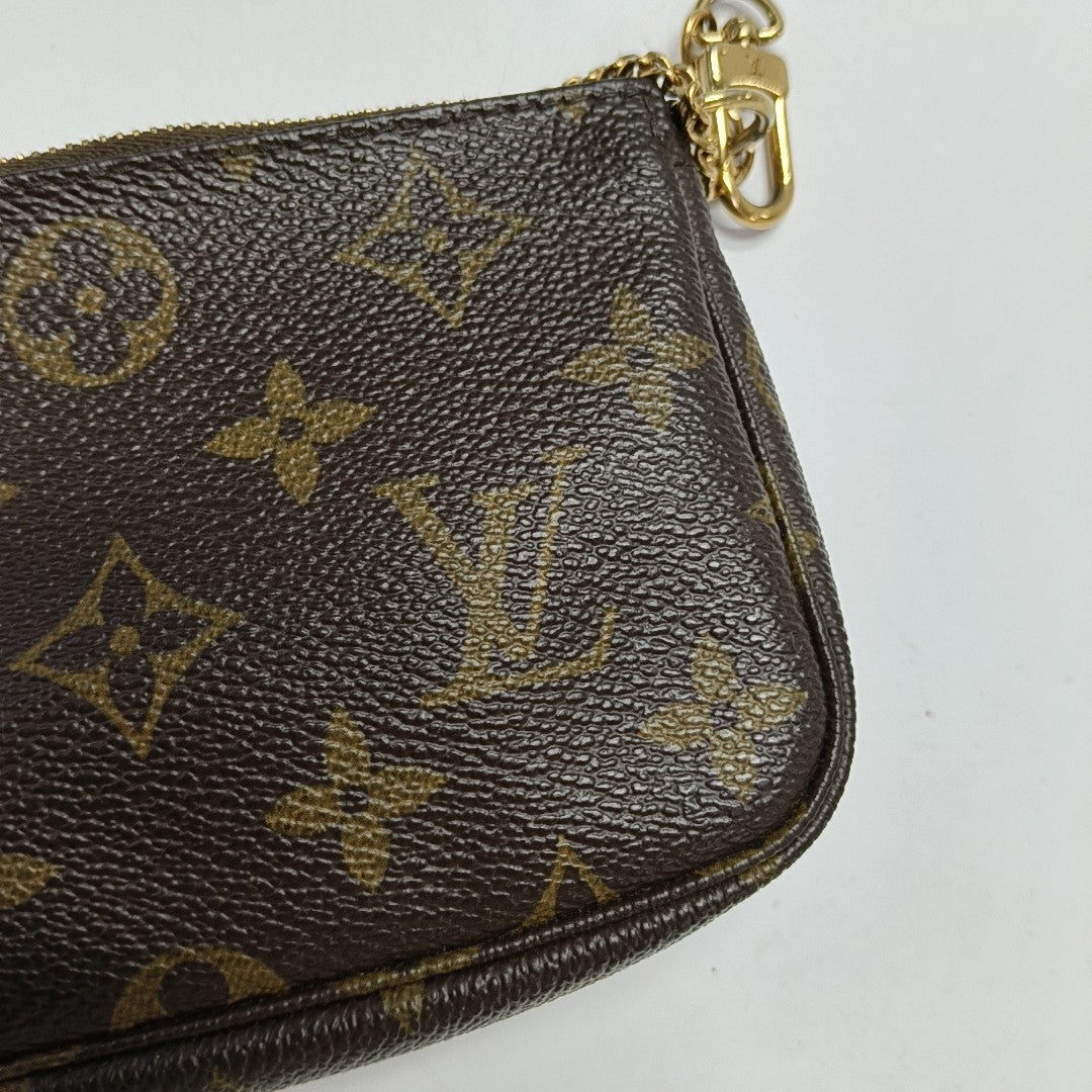 ACCESSOIRES Mini Monogram Coated Canvas Brown