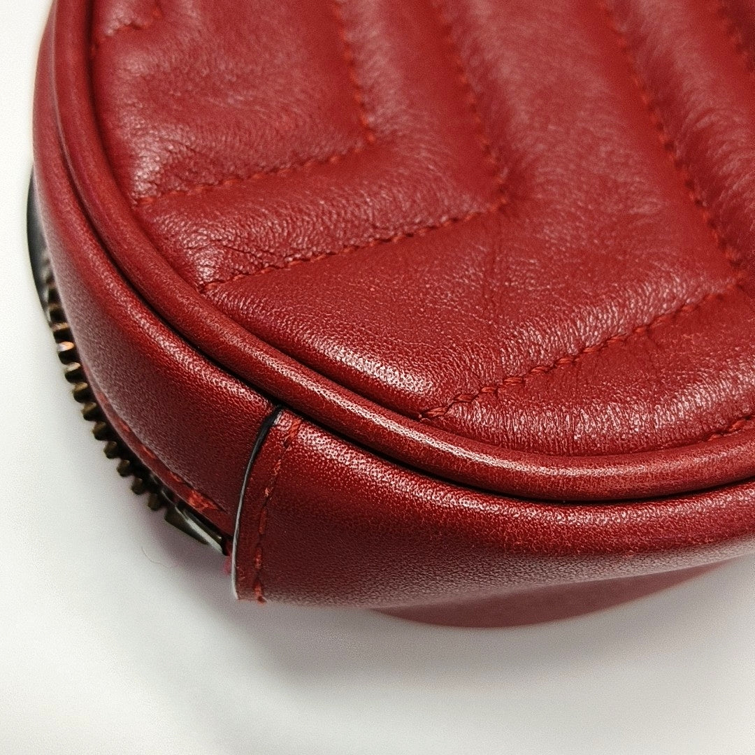GG Marmont Quilted Calfskin Red