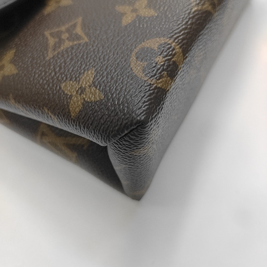 LOCKY BB Monogram Coated Canvas Brown