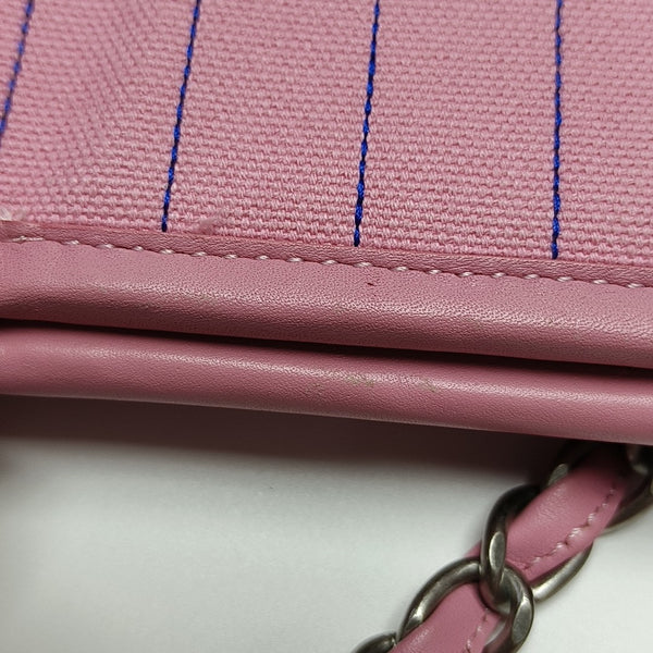 DEAUVILLE Large Quilted Canvas Pink