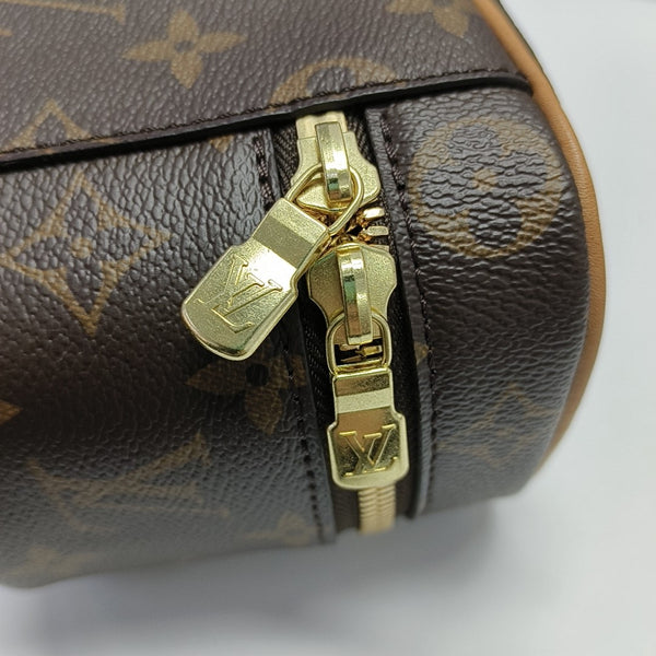 NICE Super Mini Monogram Coated Canvas Brown