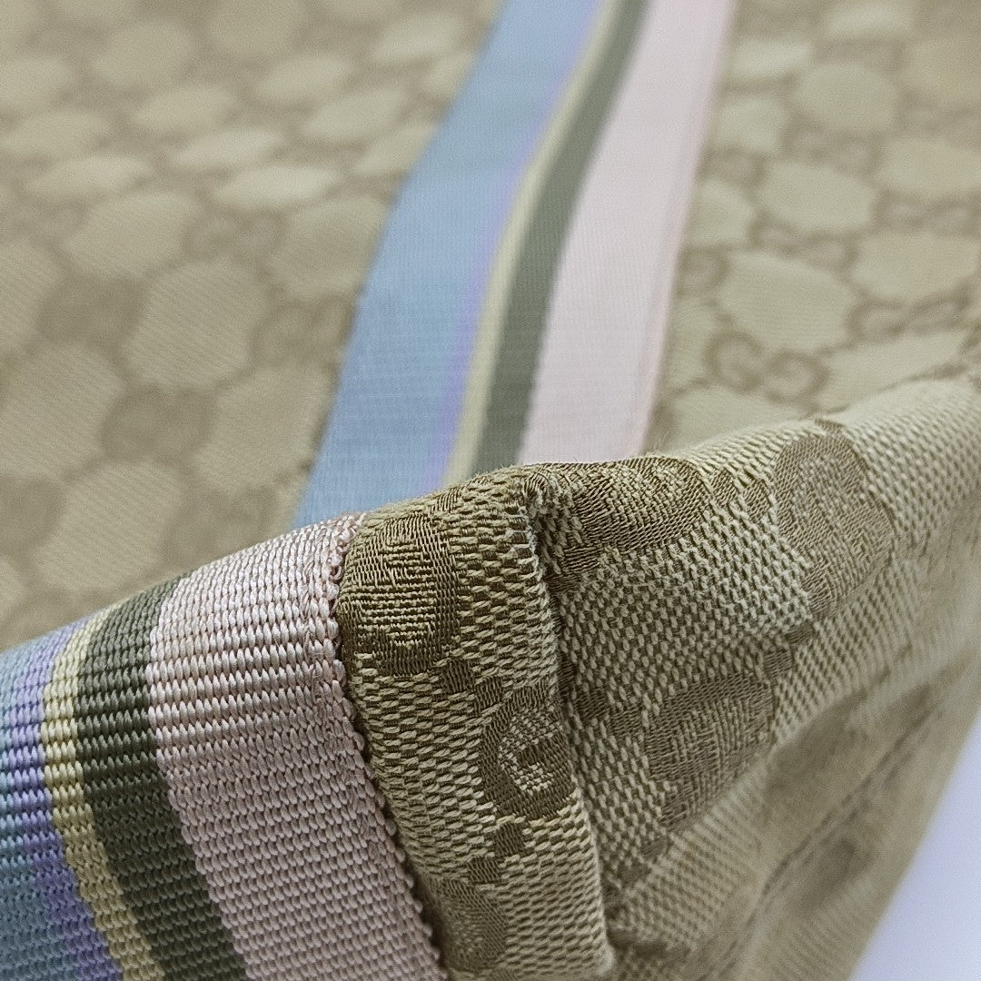 Monogram Canvas Tote Bag Beige
