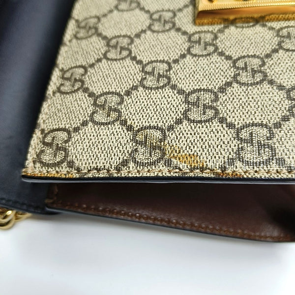 Authenticated pre-owned  Padlock Small Monogram Coated Canvas Multicolor - Crossbody Bag at Looply