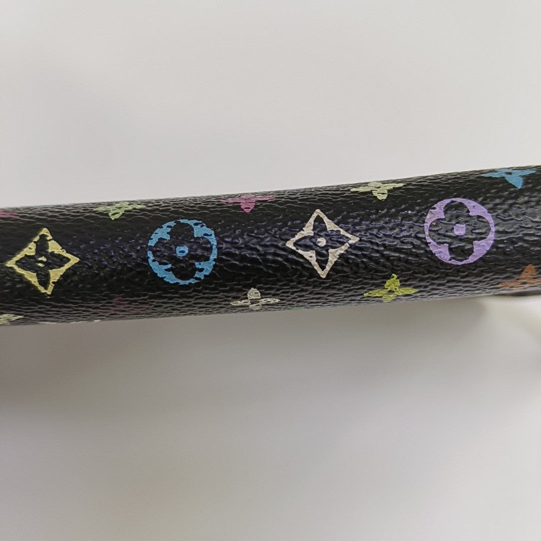 LV × TM INSOLITE Monogram Coated Canvas Black Wallet