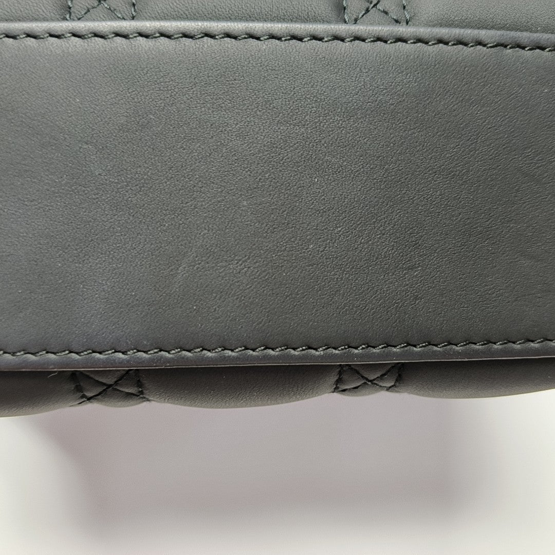 Lady Dior Mini Cannage Lambskin Black