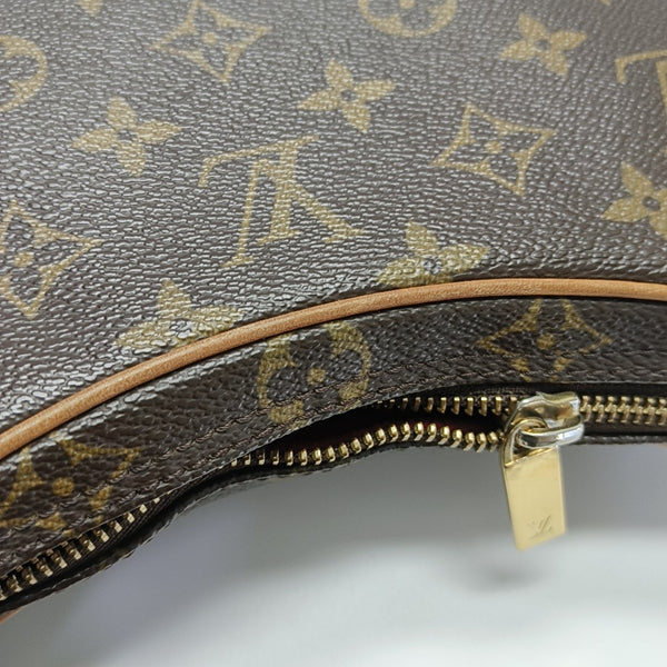 CROISSANT PM Monogram Coated Canvas Brown