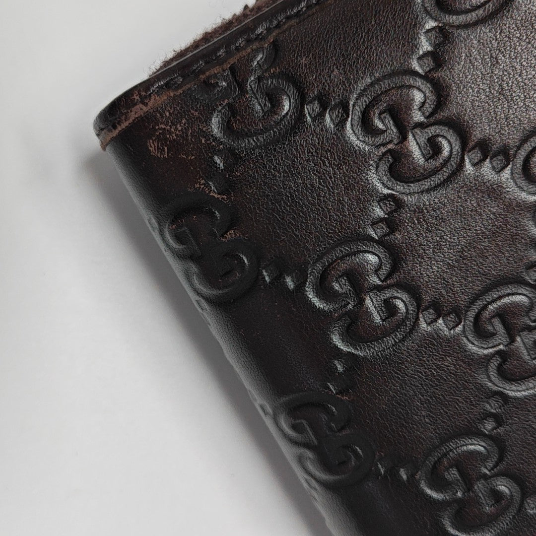 Monogram Calfskin Wallet Brown