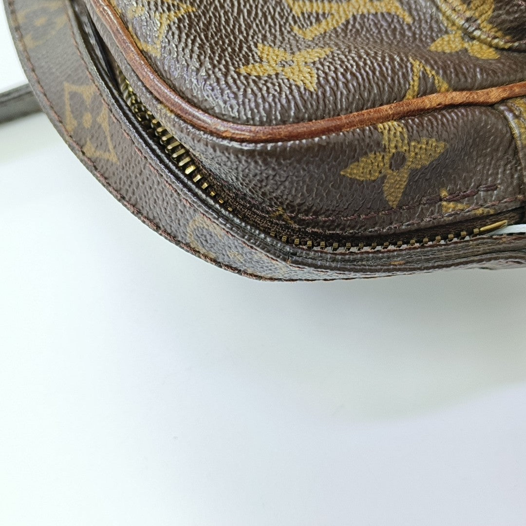 AMAZON Monogram Coated Canvas Brown