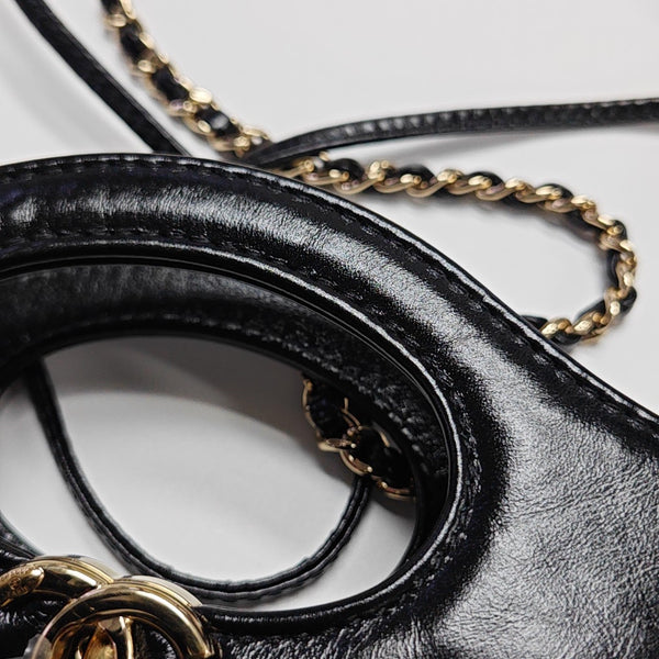CHANEL 31 Mini Quilted Calfskin Black