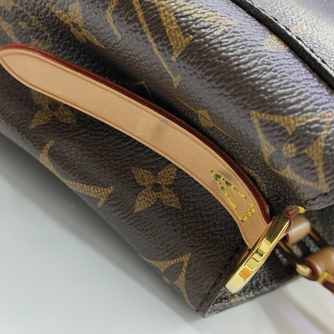 MONTAIGNE Monogram Coated Canvas Brown