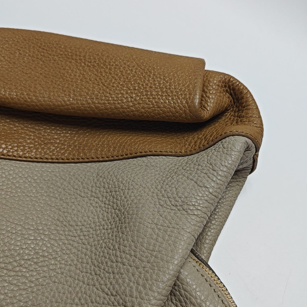 Calfskin Top Handle Bag Multicolor