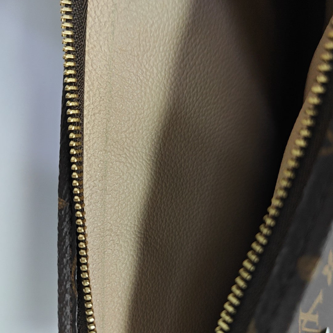 TOILET POCKET 26 Monogram Coated Canvas Brown