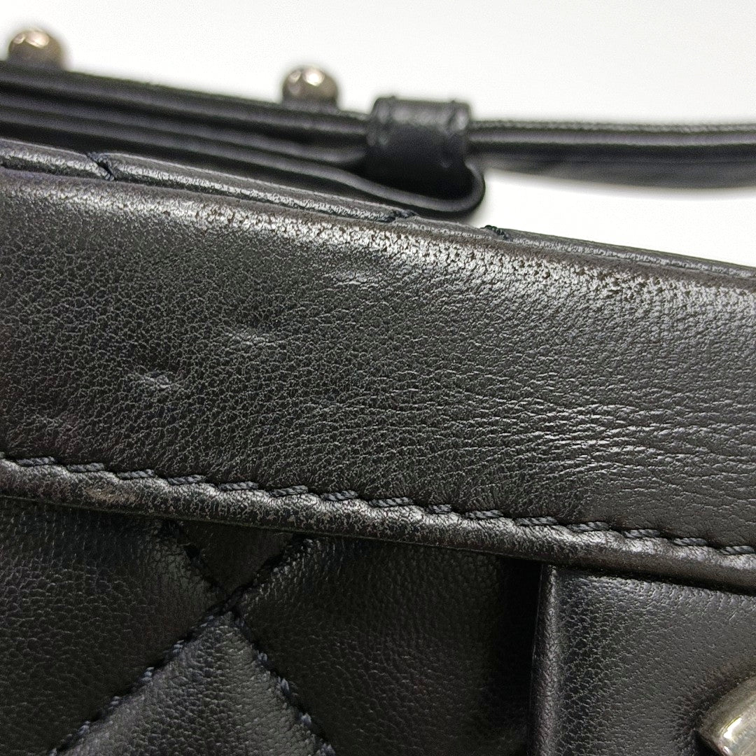 Quilted Lambskin Black