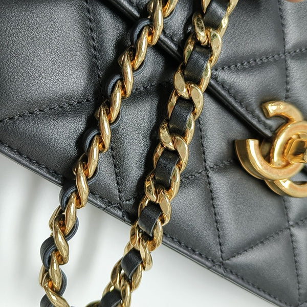 Quilted Calfskin Black