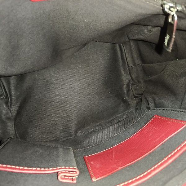 Calfskin Tote Bag Red