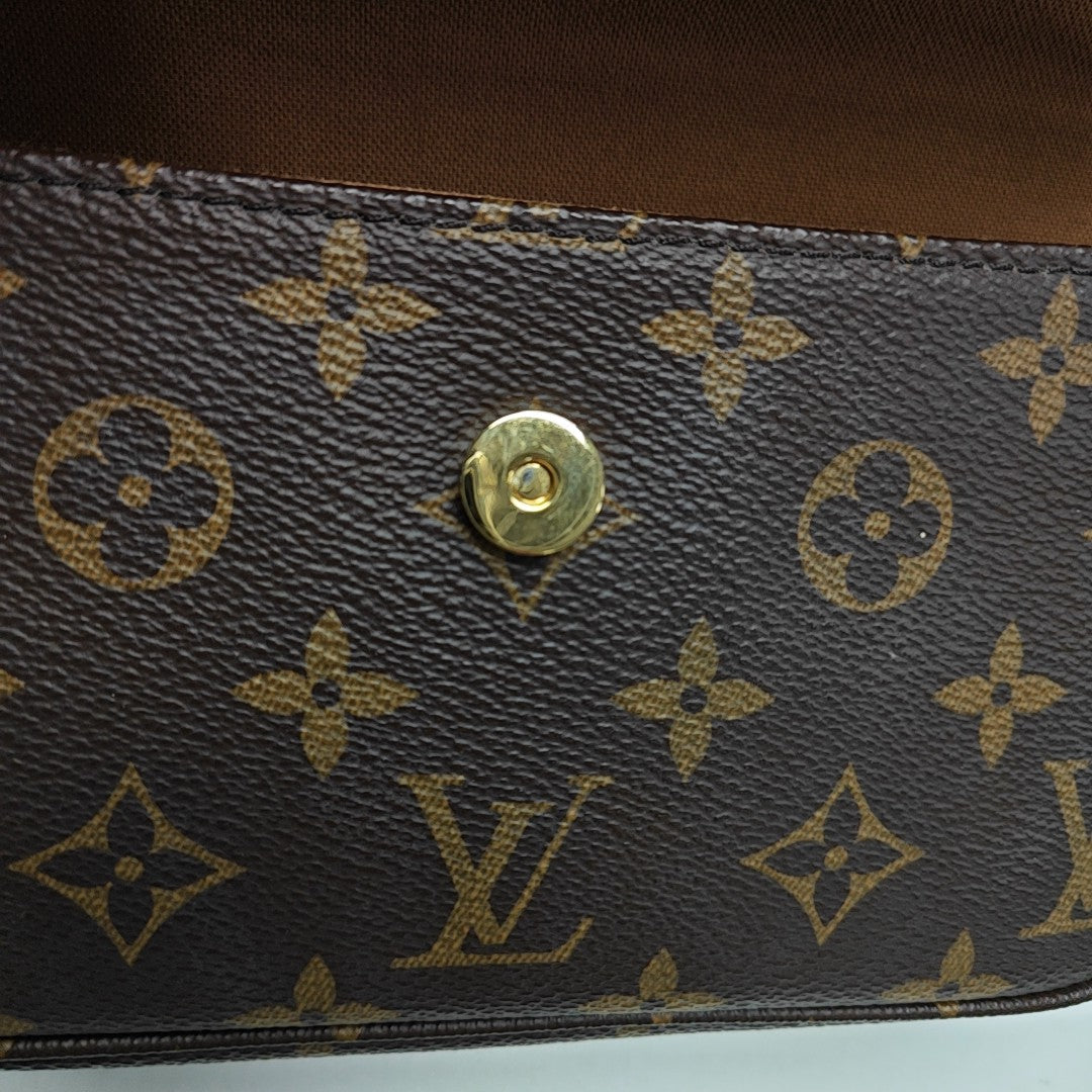 IVY Monogram Coated Canvas Brown