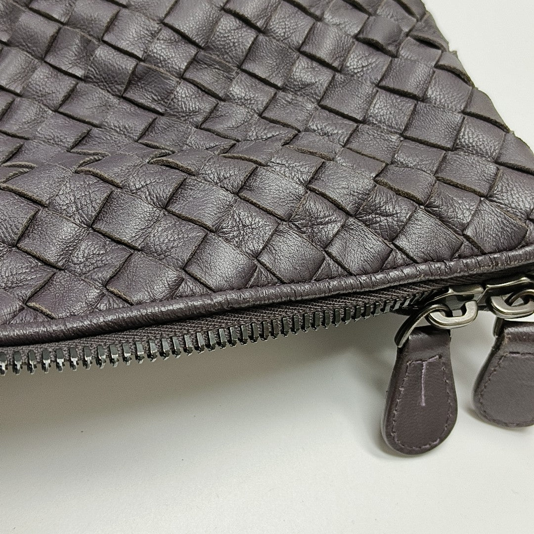 Lambskin Shoulder Bag Gray