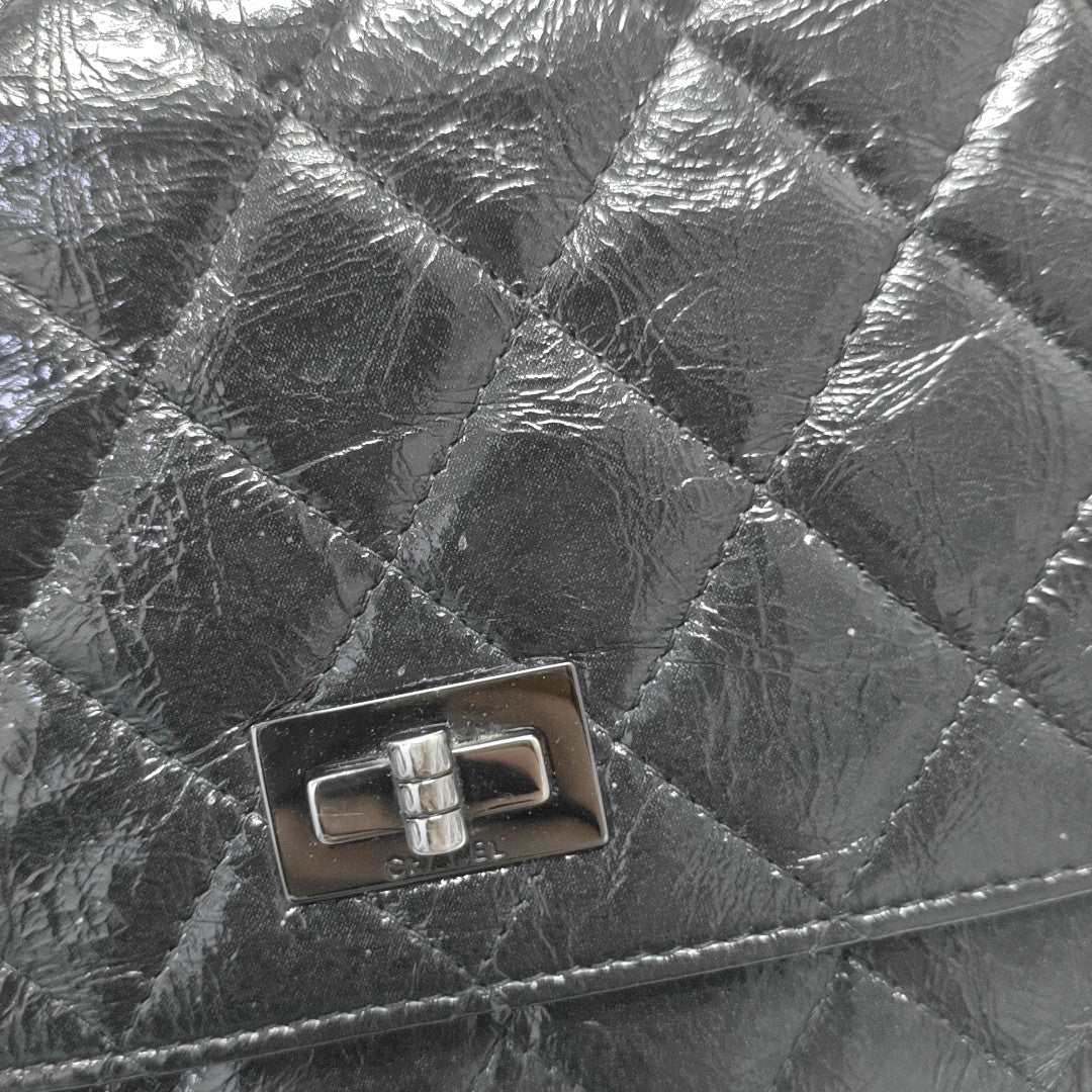 2.55 WOC Quilted Calfskin Black