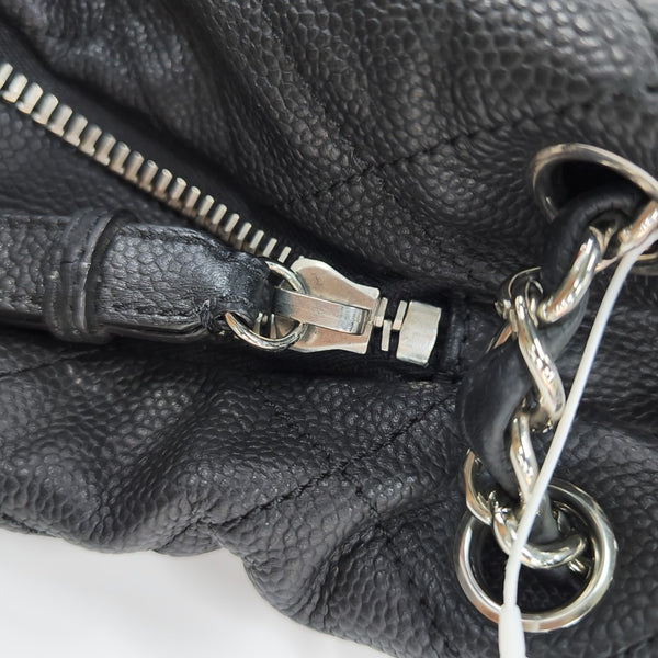 CC TIMELESS SOFT Quilted Grained Calfskin Black
