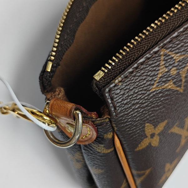 EVA Monogram Coated Canvas Brown