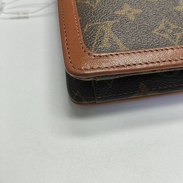DAME GM Monogram Coated Canvas Brown