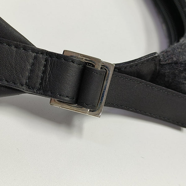 Fabric Top Handle Bag Gray