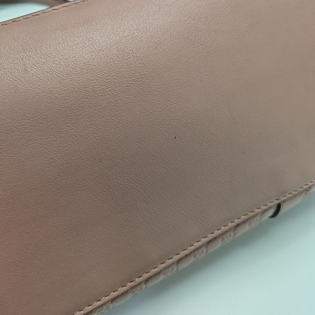 Microguccissima Monogram Calfskin Pink