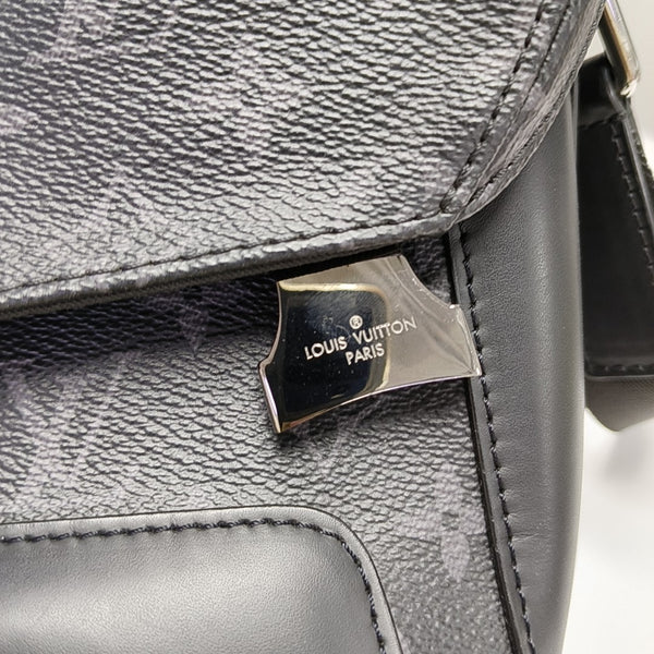 VOYAGER PM Monogram Coated Canvas Black