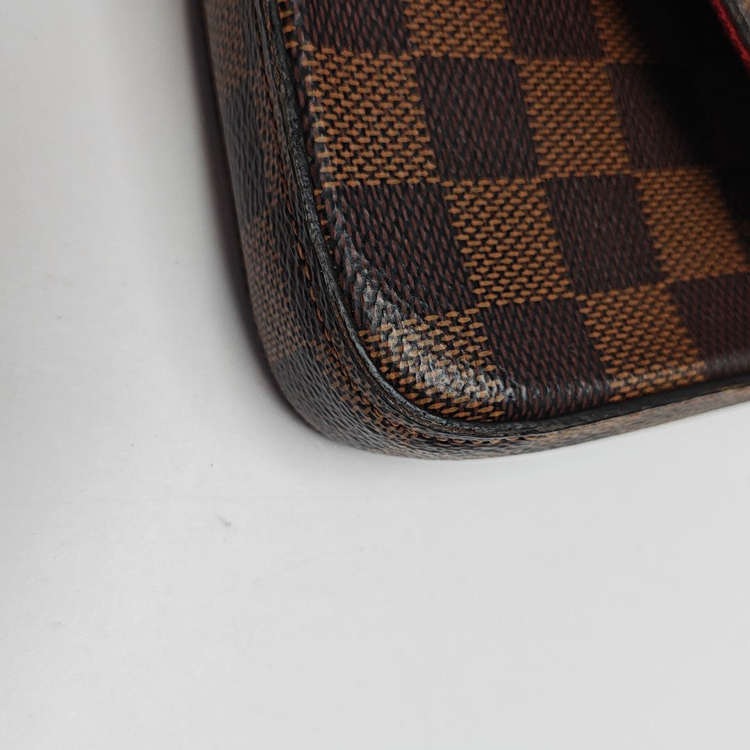FÉLICIE Damier Ebene Coated Canvas Brown