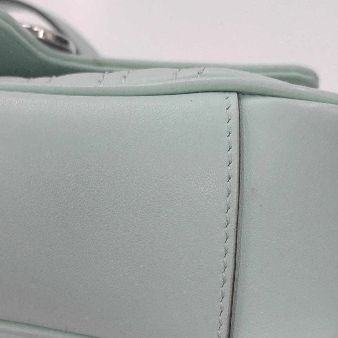 GG Marmont Small Quilted Calfskin Green