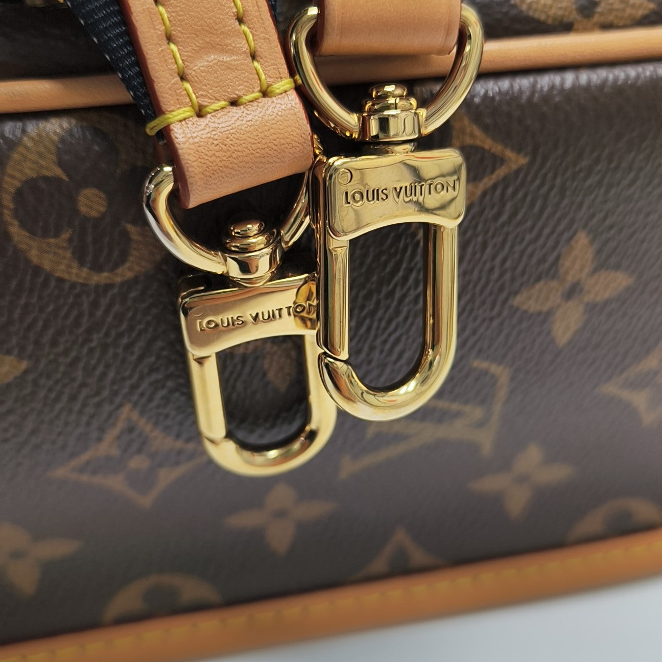 DIANE Monogram Coated Canvas Brown