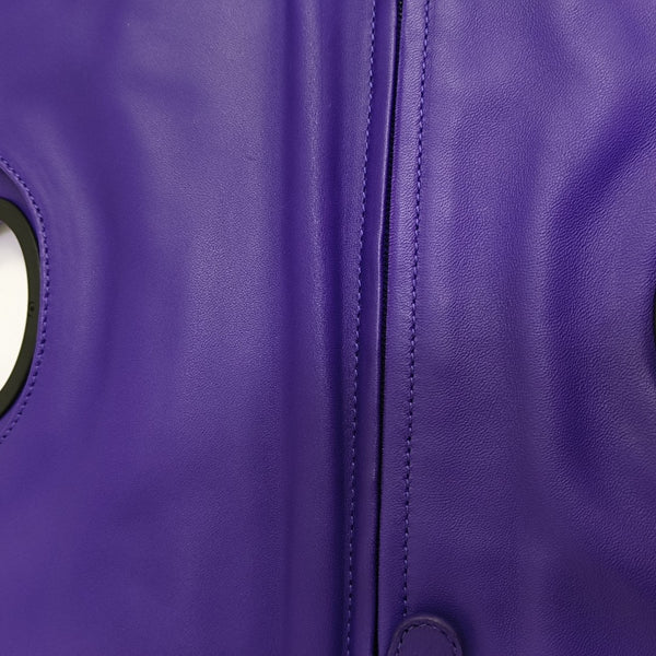 Calfskin Clutch Purple