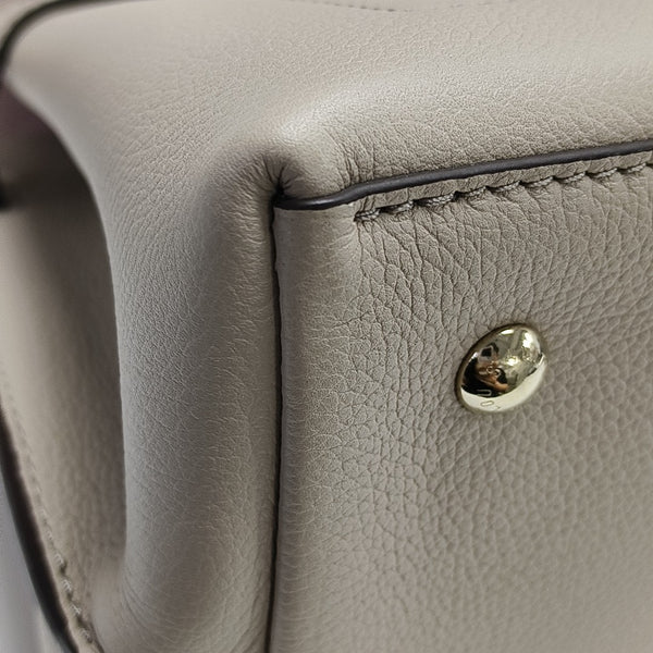 Calfskin Shoulder Bag Beige