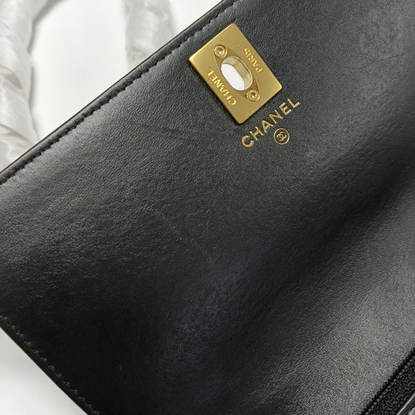 TRENDY CC Quilted Lambskin Black