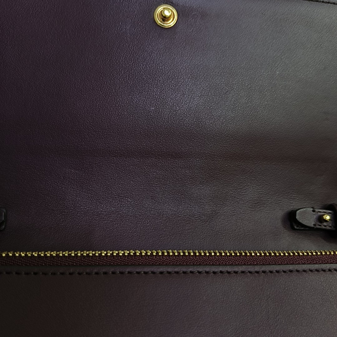 Calfskin Shoulder Bag Red