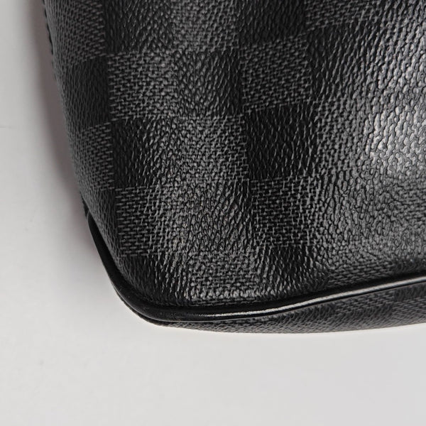 DISTRICT PM Damier Graphite Coated Canvas Gray