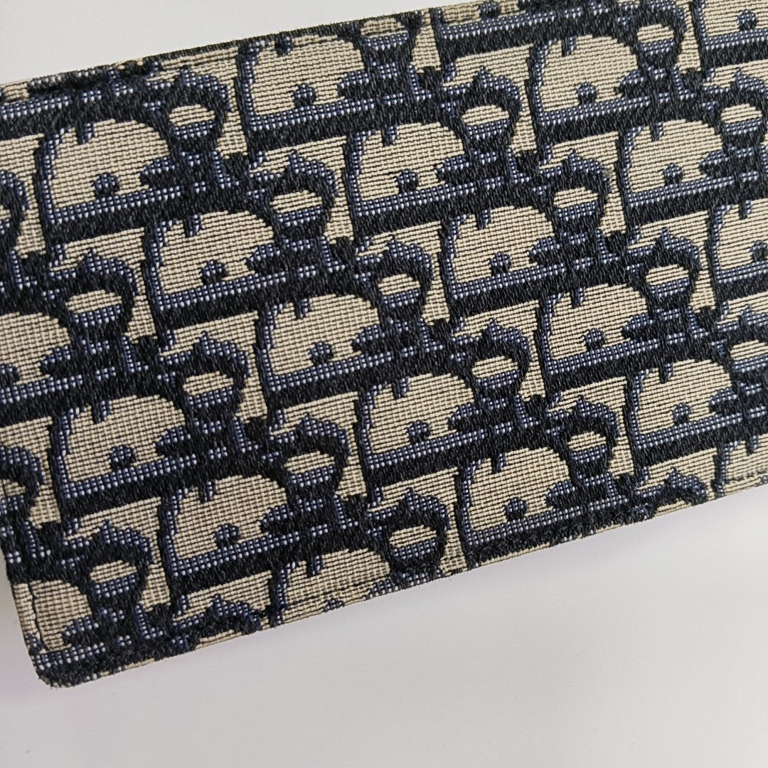Saddle Mini Oblique Canvas Blue