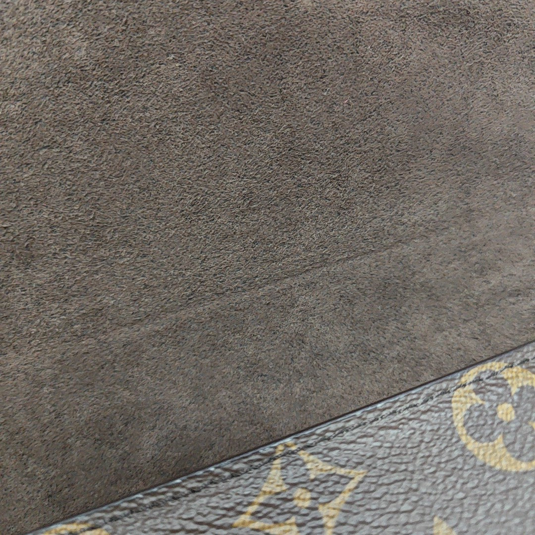 Lily Monogram Coated Canvas Brown