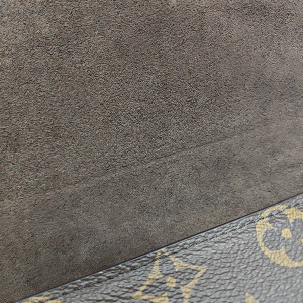 Lily Monogram Coated Canvas Brown